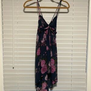 Free People Floral Spaghetti Strap Tank